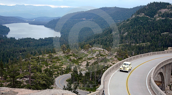 PANORAMIC PACKARD (Lincoln Highway Donner Pass CA)