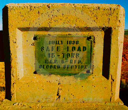 BUILT 1936 SAFE LOAD 15 TONS (Rt 66 nr Montoya NM)