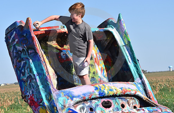 TRUNK ARTIST #1 (Rt 66 Cadillac Ranch TX)