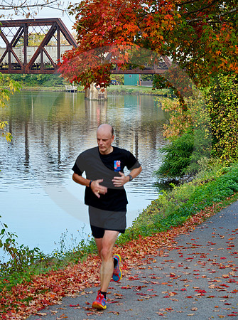 COLOR UNDERFOOT (Erie Canal Pittsford NY)
