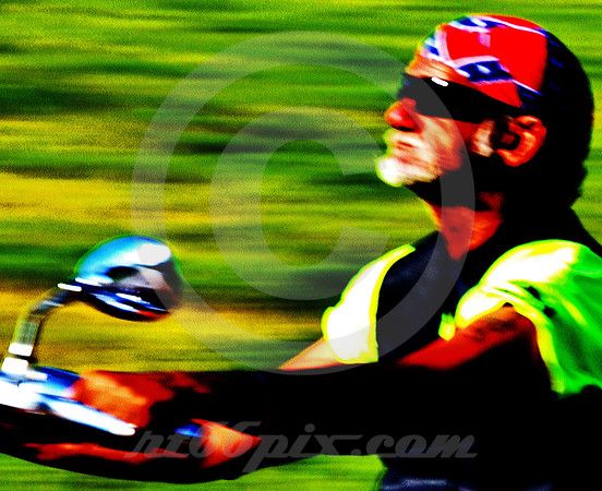 MOTORCYCLE CRUISE #14 (COLORIZED) (Rt 66 Luther OK)