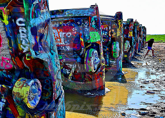THE LEAP (Rt 66 Cadillac Ranch TX)
