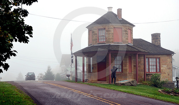 PEERING THROUGH FOG (National Road Addison PA)