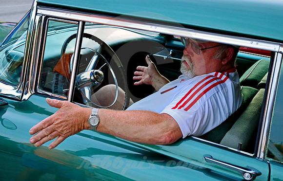MAN IN 1955 CADILLAC #2 (Rt 66 Sapulpa OK)