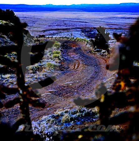 CURVE BEFORE DAWN (Rt 66 La Bajada NM)