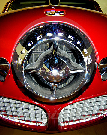 STUDEBAKER ('50) FRONT DETAIL, VARIANT (Rt 66 Afton OK)