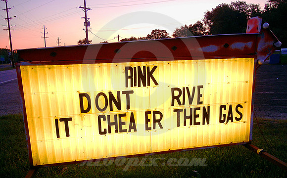 RINK DONT RIVE (Rt 66 Godley IL)