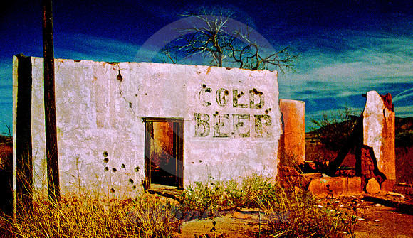 COLD BEER-WEST WALL (Rt 66 Montoya NM)