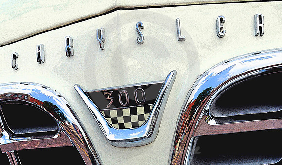 CHRYSLER 300 FRONT '55 (Lincoln Highway Kearney NE)