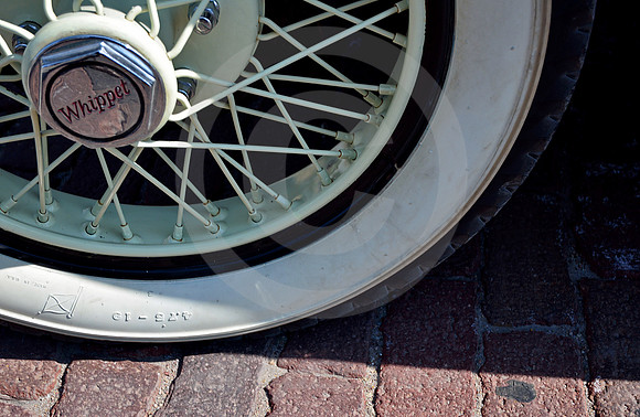 WHIPPET ON BRICK (Lincoln Highway Kearney NE)