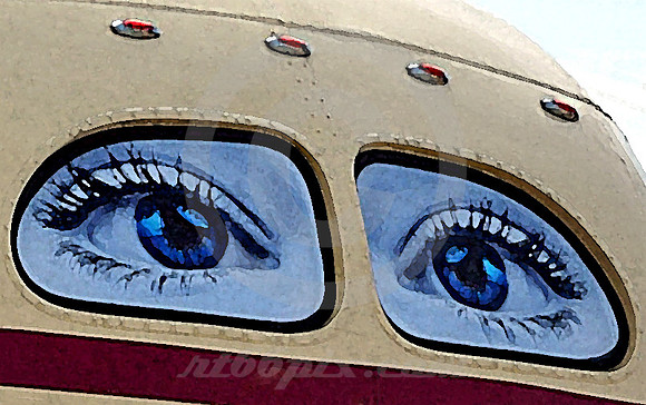 BUS BACK WINDOW (Lincoln Highway Kearney NE)