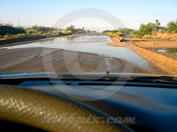 DESERT FLOOD (Rt 66 nr Goffs CA)