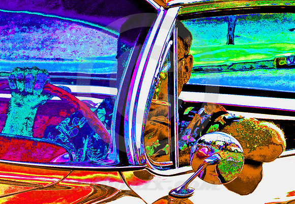 CRUISIN' 66-STYLE #10 (SOLARIZED) (Rt 66 Sapulpa OK)