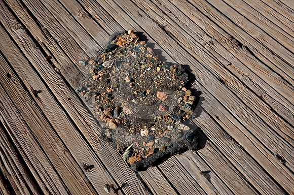 ASPHALT ON WOOD (Rt 66 San Jose NM)