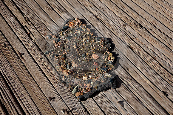 ASPHALT ON WOOD (Rt 66 San Jose NM)