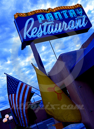 PANTRY RESTAURANT NEON (Rt 66 Santa Fe NM)