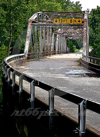 BRIDGE CURVE IN INK (Rt 66 Devil's Elbow MO)