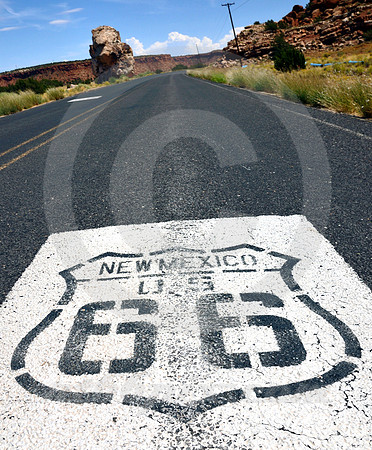 OWL ROCK & SHIELD (Rt 66 nr Laguna NM)