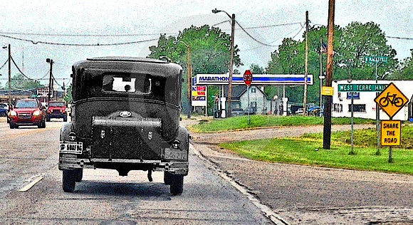 1931 FORD (National Road West Terre Haute IN)