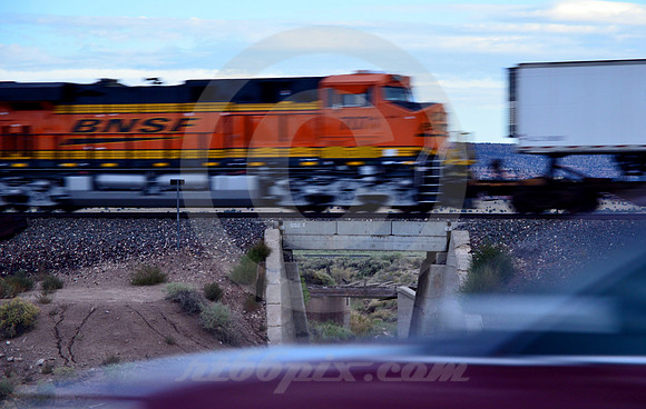 BNSF & OLD BRIDGE (Rt 66 nr Prewitt NM)