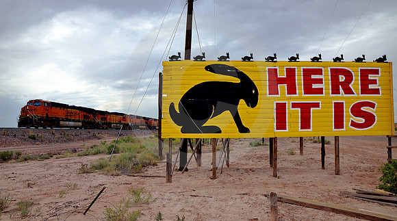 HERE'S THE TRAIN (Rt 66 Jackrabbit AZ)