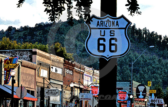 LAST TO BE BYPASSED (Rt 66 Williams AZ)