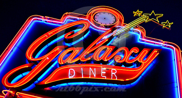 GALAXY DINER NEON (Rt 66 Flagstaff AZ)