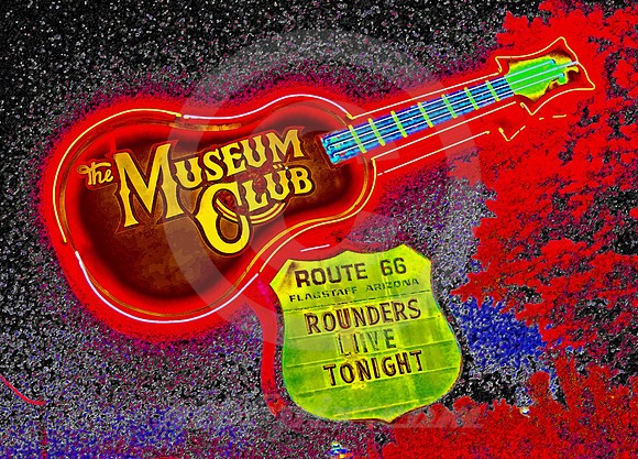 MUSEUM CLUB SIGN (Rt 66 Flagstaff AZ)