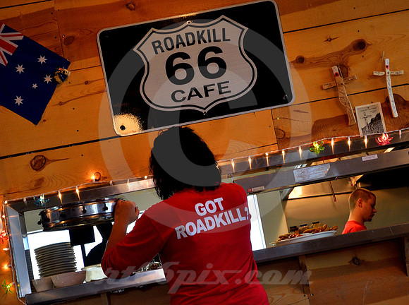 ROADKILL CAFE INTERIOR (Rt 66 Seligman AZ)