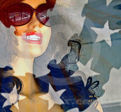 MANNEQUIN & BUNTING #1 (Lincoln Highway Kearney NE)