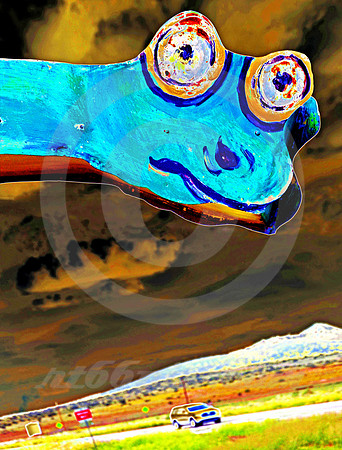 FRIENDLY DINOSAUR #2 (Rt 66 nr Peach Springs AZ)
