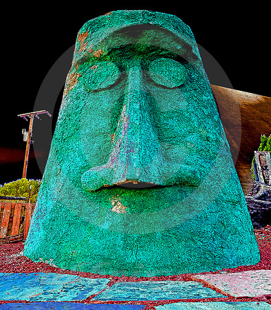 GIANT HEAD #3 (Rt 66 nr Kingman AZ)