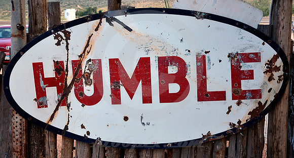 HUMBLE SIGN (Rt 66 Hackberry AZ)
