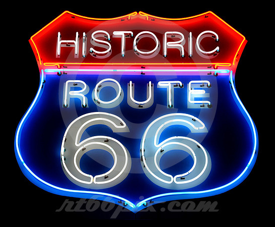 HISTORIC ROUTE 66 NEON #1 (Rt 66 Seligman AZ)