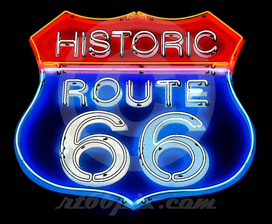 HISTORIC ROUTE 66 NEON #2 (Rt 66 Seligman AZ)
