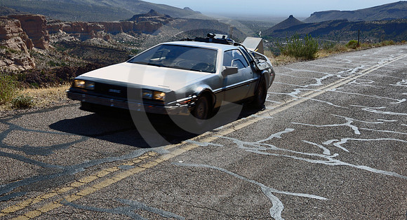 DELOREAN (Rt 66 nr Oatman AZ)