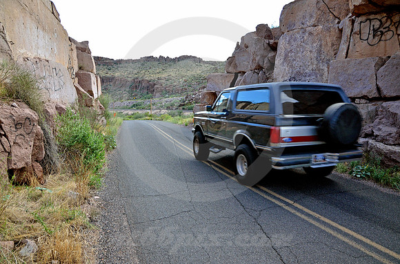 NARROW ROAD (Rt 66 nr Kingman AZ)