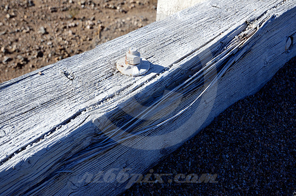BOARD ON BRIDGE (Rt 66 nr Amboy CA)