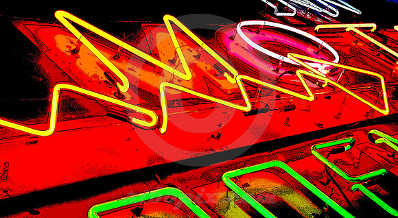 MOVING ARROW NEON #2 (Rt 66 nr Gray Summit MO)