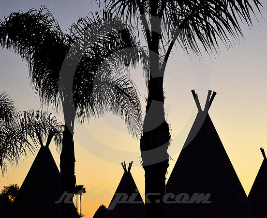 SUNSET SILHOUETTES #1 (Rt 66 San Bernardino CA)