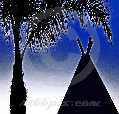 PALM OVER WIGWAM (Rt 66 San Bernardino CA)
