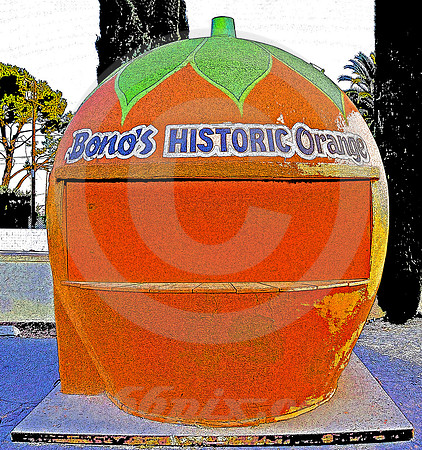 HISTORIC ORANGE, FRONT (Rt 66 Fontana CA)