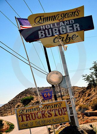 HOLLAND BURGER SIGNS (Rt 66 Victorville CA)