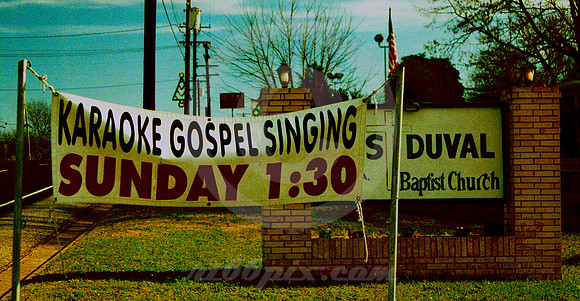 KARAOKE GOSPEL SINGING (East TX)