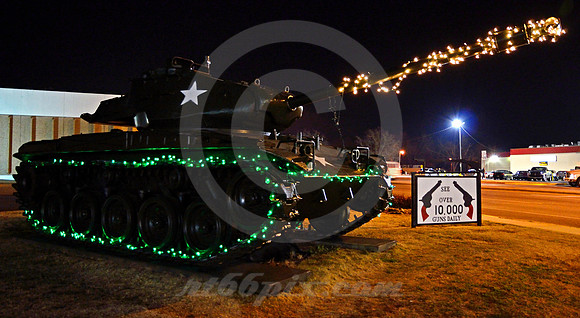 THE CHRISTMAS TANK (Rt 66 Claremore OK)