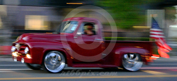 FORD TRUCK WITH FLAG (Rt 66 San Bernardino CA)