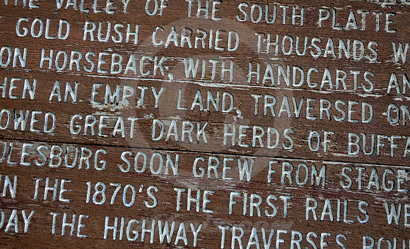 CONDENSED HISTORY (Lincoln Highway Julesburg CO)