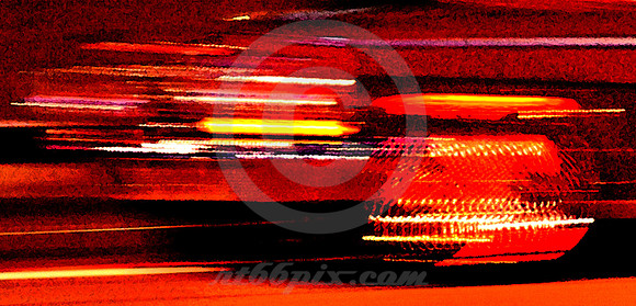 BLUR ON 66 #42 (Rt 66 San Bernardino CA)