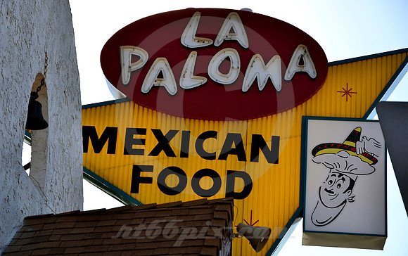 LA PALOMA SIGN (Rt 66 La Verne CA)