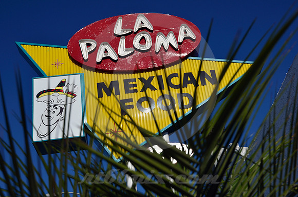 SIGN THROUGH YUCCA (Rt 66 La Verne CA)
